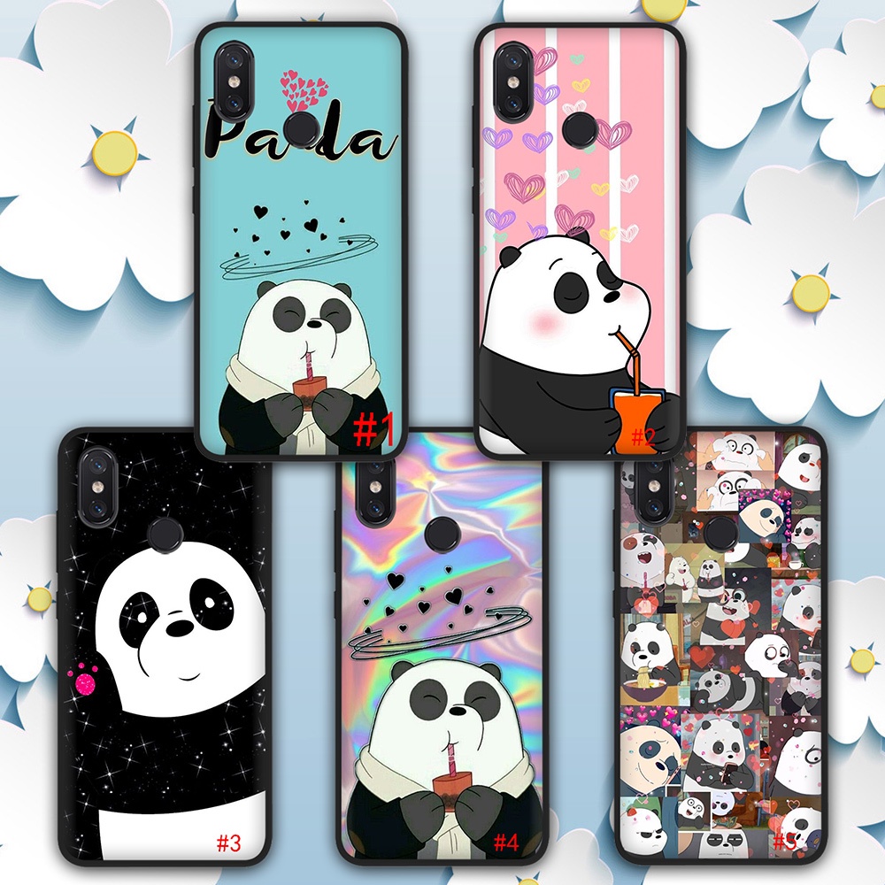 Redmi 8 8A S2 9 9A 9C 9T K20 K30 K40 เคสโทรศัพท์แบบนุ่ม LL3 อาร์กติกและสีน้ําตาลแพนด้า