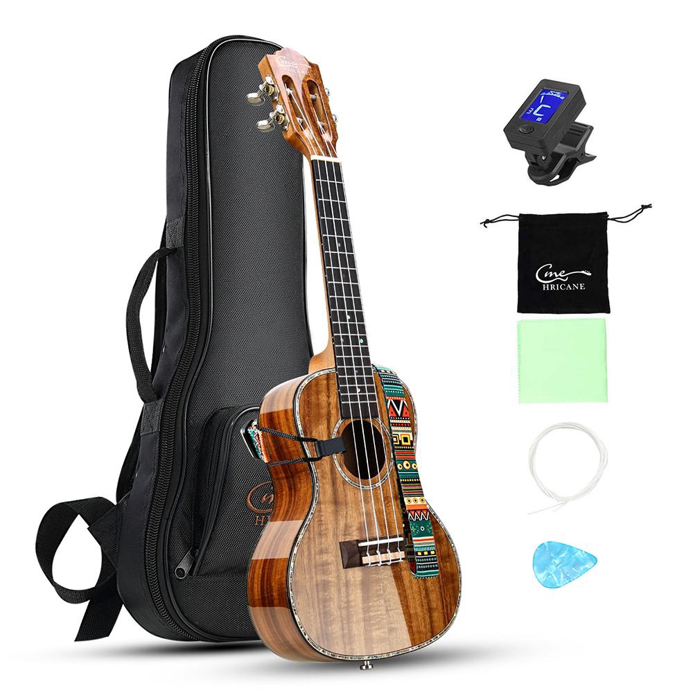 Hricane Concert Koa Professional Ukulele Glossy Finished