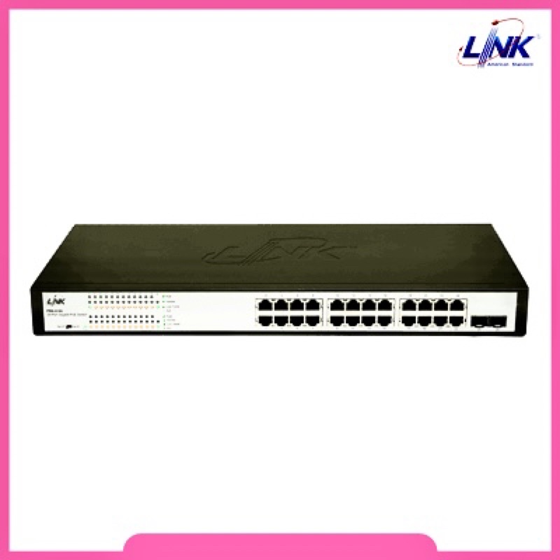 Switch Poe 24 port  รุ่นPSG3124 Interlink