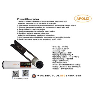 Digital Angle Lever,APOLIZ,431-112