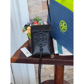 📮@2,450.-🔥BIG DISCOUNT🔥💯TORY BURCH MILLER METAL PHONE CROSSBODY