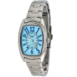 Casio Standard นาฬิกาข้อมือผู้หญิง สายสแตนเลส รุ่น LTP-1208D-2BDF - สีเงิน/ฟ้า