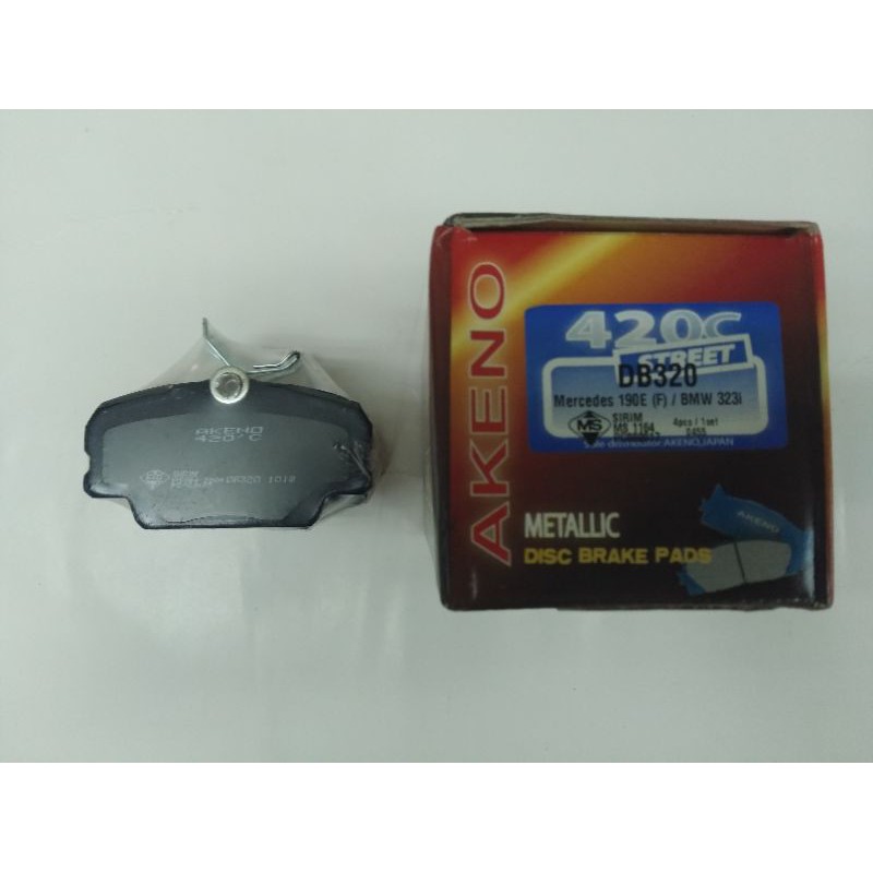 MERCEDES-BENZ 190E/ BMW 323I ผ้าเบรกหน้า (DB-320)- 1 ชุด