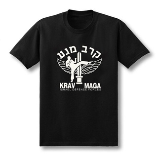 เสื้อยืดครอปเสื้อยืดแขนสั้น พิมพ์ลายกองกําลังอิสราเอล Krav maga แฟชั่นฤดูร้อน สําหรับผู้ชายS-5XL