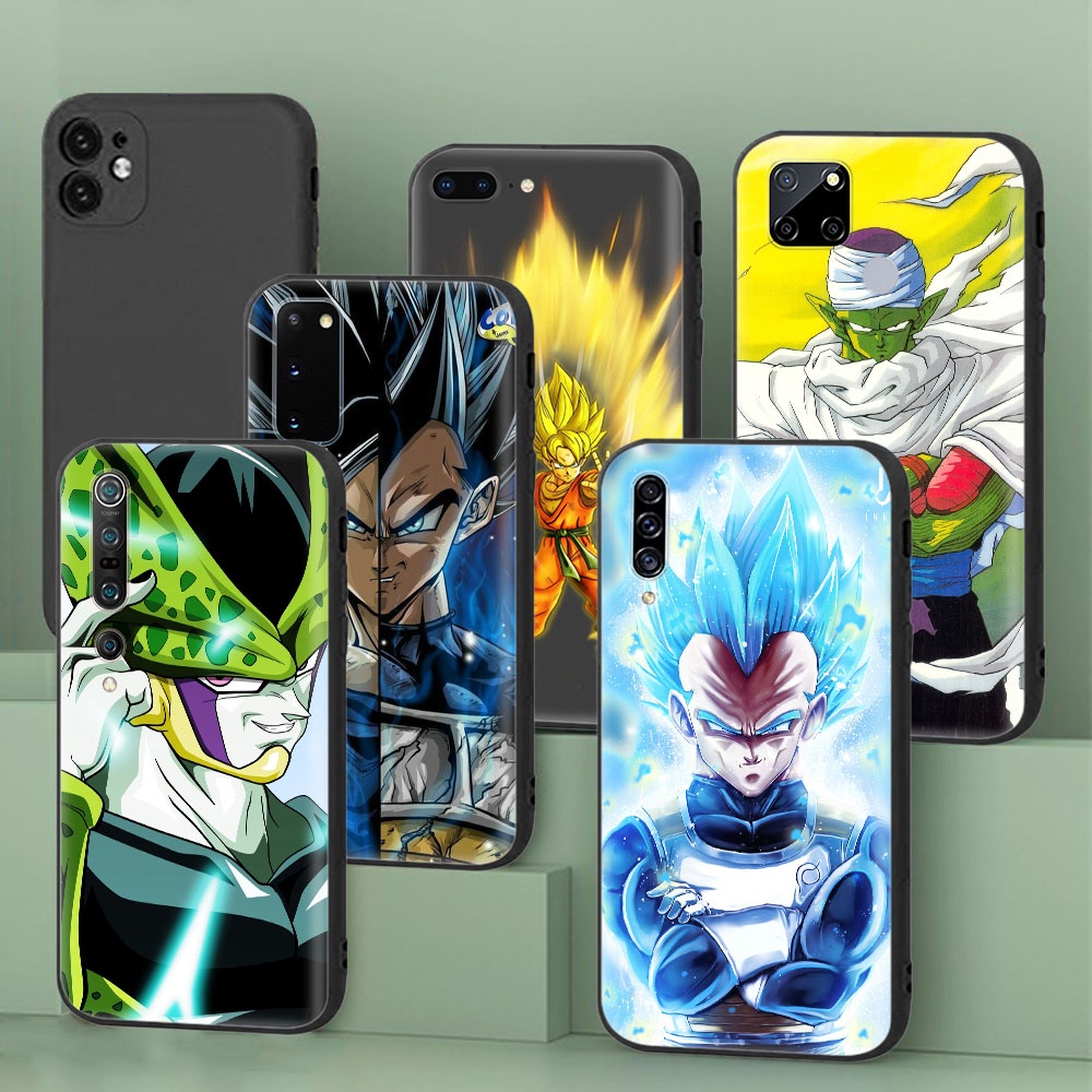 สีดํานุ่มป้องกันกรณีสําหรับ Huawei Y9P Y7 Y5P Y9S Y6S Y7A Y6P Y8S Y8P Prime DLB166 Dragon Ball Z