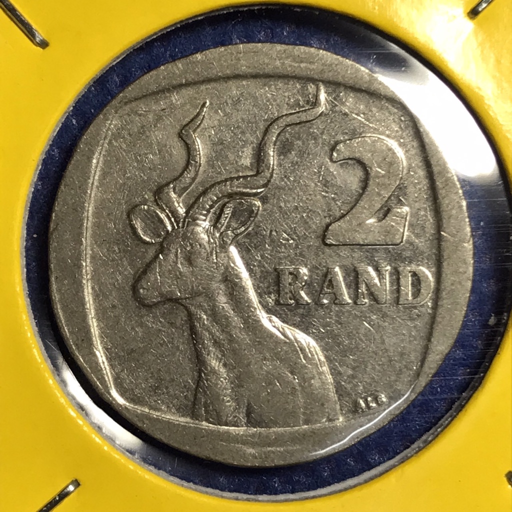เหรียญเก่า14899 ปี2004 SOUTH AFRICA 2 RAND หายาก เหรียญสะสม เหรียญต่างประเทศ