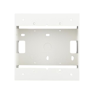 กล่องลอย บ๊อกลอย บล็อกลอย บล็อกหน้ากาก T-PLUS HBW 2 G 4x4 นิ้ว WALL BOX T-PLUS HBW 2 G 4X4” WHITE