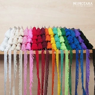 MOMOTARA No. 706 เทปทอ Knit ชายครุยเกลียว Bullion Fringe Knit ขนาด 3.2 CM ยาว 25 หลา เทป วัสดุตกแต่ง diy งานฝีมือ