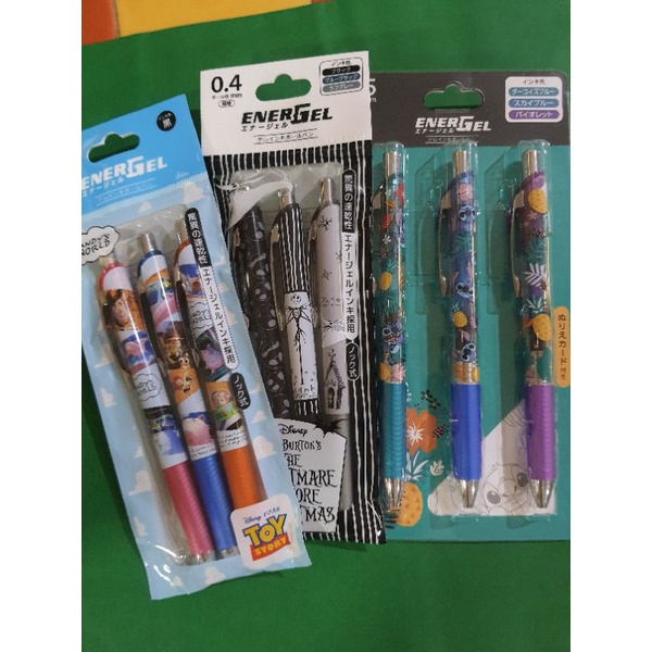 ปากกาหมึกเจล Pentel Energel จาก Disney Store Japan