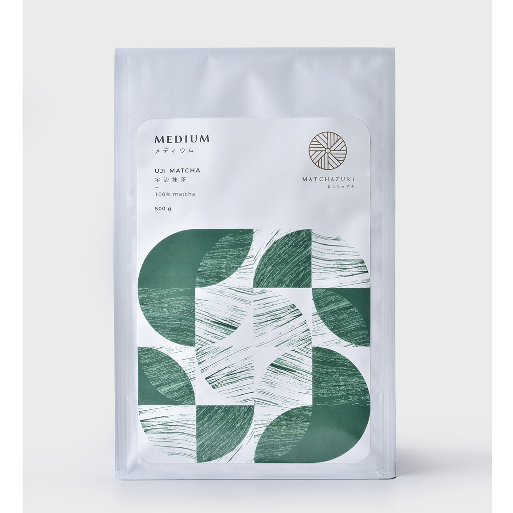 MATCHAZUKI ผงมัทฉะญี่ปุ่น เกรด MEDIUM 500 g (メディウム)
