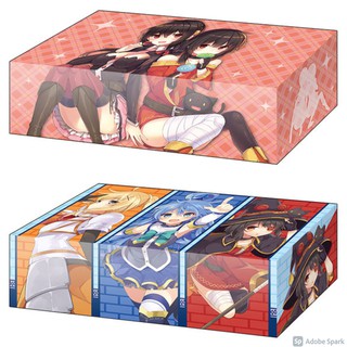 Bushiroad Storage Collection Kadokawa Sneaker Bunko KonoSuba Aqua, Megumin, Darkness, Yunyun - กล่องใส่เด็ค, กล่องการ์ด