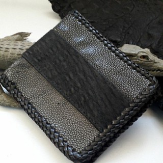 shark  wallet  lacing กระเป๋าสตางค์หนังฉลามแท้super grade