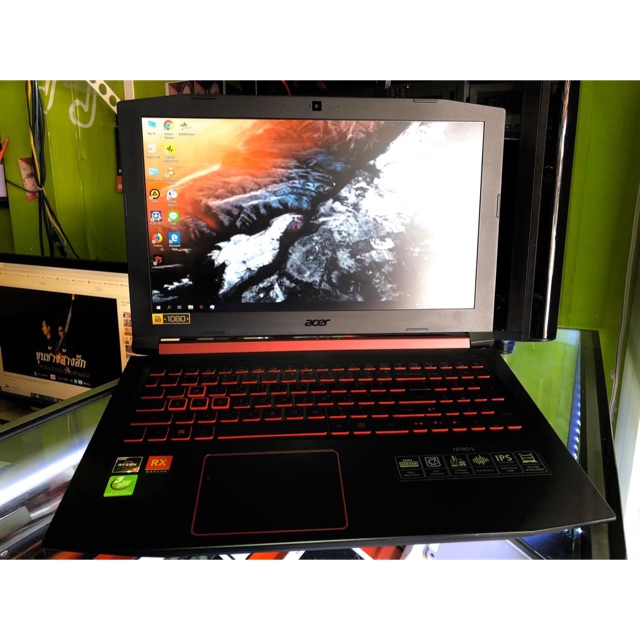 #Notebook Gameing Acer Nitro 5 💻รุ่น AN515-42💻 CPU : AMD Ryzen5 5200u 2.00Ghz.
