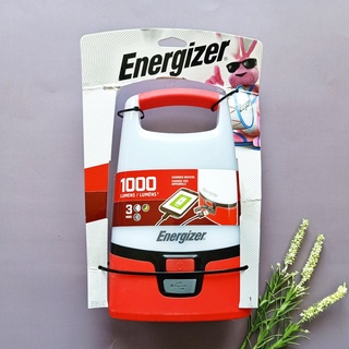 โคมไฟแคมป์ปิ้ง สีแดง Lights LED Camping Lantern, Red (Energizer®) ให้แสงสว่าง 1,000 ลูเมน ปรับไฟได้ 3 โหมด โคมไฟฉุกเฉิน