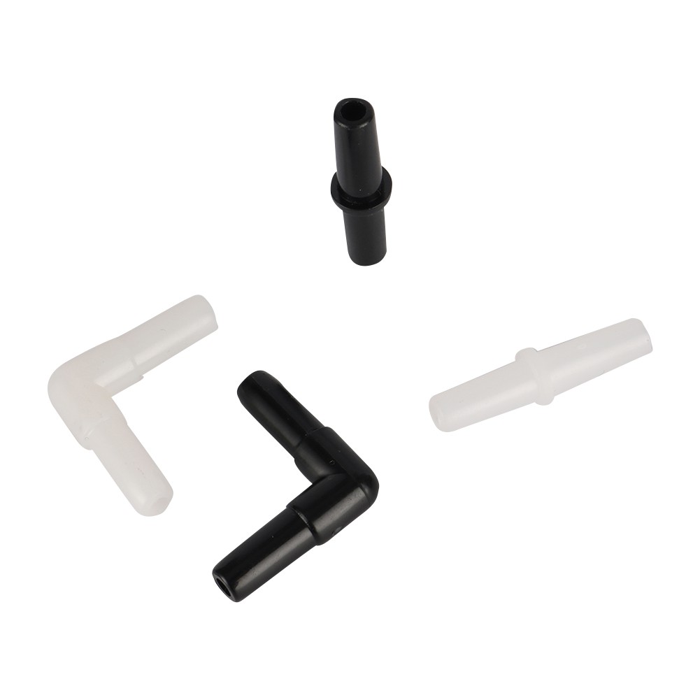 3 ชิ้นพลาสติก Aquarium Air ปั๊มสายท่อข้อต่อ T/ตรง/ข้อศอก/Y Connectors 2 สี Connector