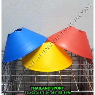 จาน มาร์คเกอร์ ดิสโคน (สีเหลือง Y, สีแดง R, สีน้ำเงิน B) จำนวน 1 อัน