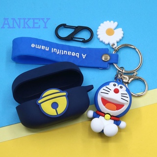 for Sony WF-1000XM5 Case Wireless Bluetooth 1000XM5 Headset Cover Cartoon Blue Cat Pendant