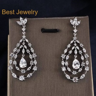 Best Jewelryต่างหูเพชรเกรดพรีเมี่ยม ประกายไฟเทียเท่าเพชรแท้ เครื่องประดับออกงาน เกรดสวย สร้อยเพชร รับ dropship