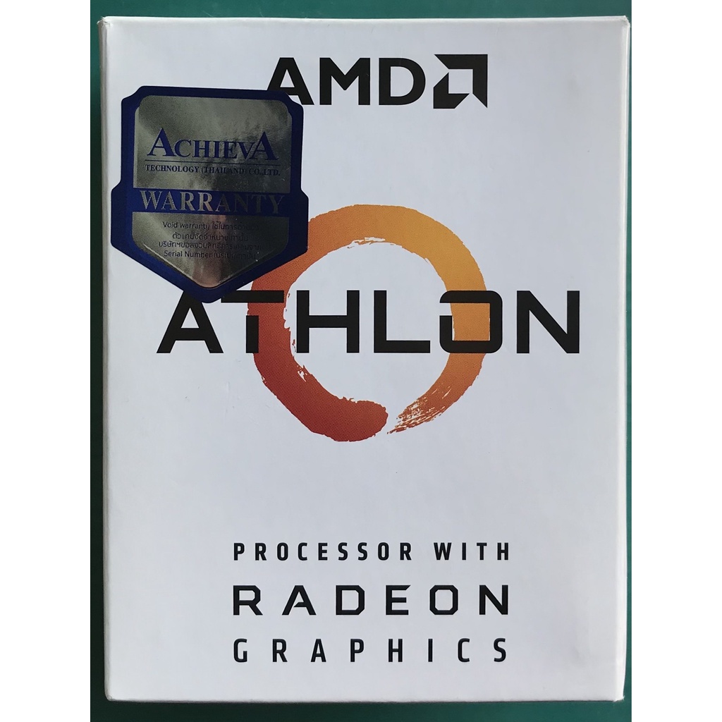 CPU AMD ATHLON 3000G 3.5 GHz (SOCKET AM4) พร้อมจัดส่ง