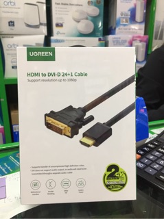 11150-TH HDMI to DVI-D 24+1 Cable Ugreen