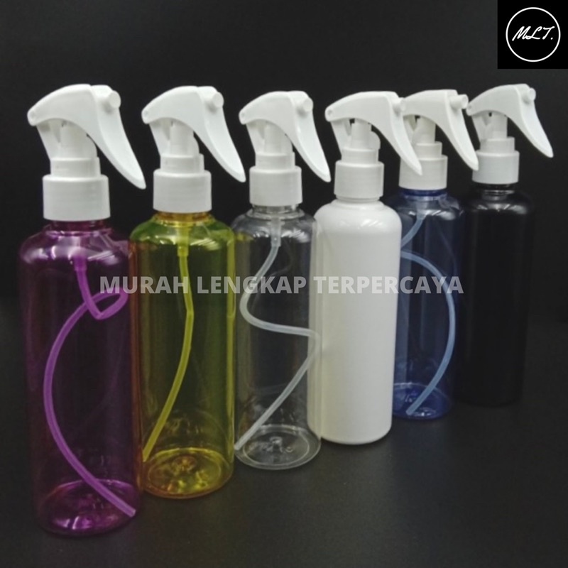 250ML TRIGGER สเปรย์ขวด / 250ML TRIGGER สเปรย์ขวดสเปรย์สีขาวสีดํา NARURAL PET 250ML