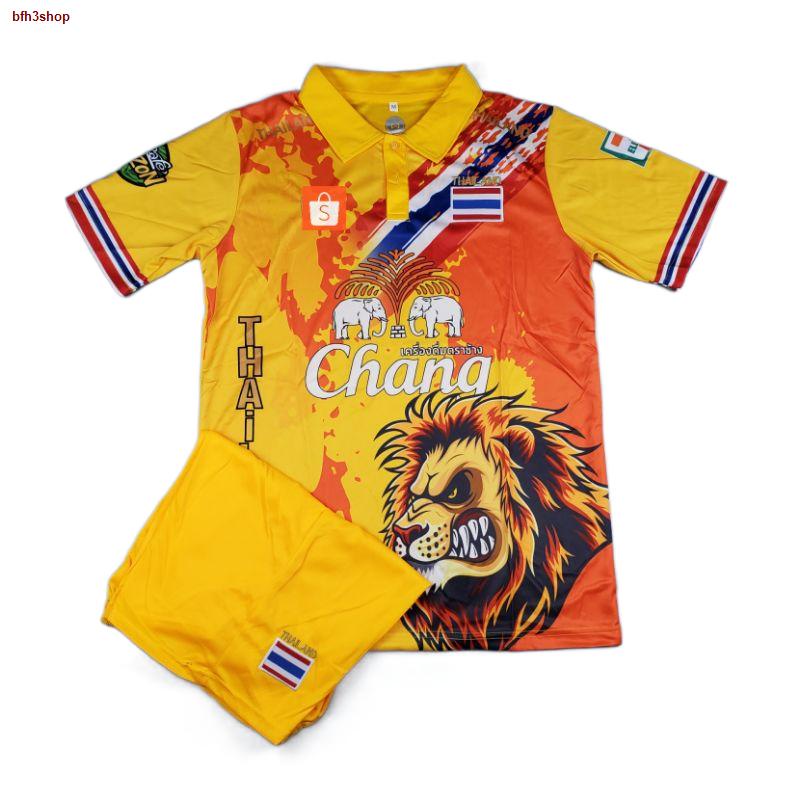 จัดส่งจากประเทศไทย❤️❤️ ชุดบอล ทีมชาติไทยแฟชั่น ฤดูกาลใหม่-22 (เสื้อ+กางเกง) | Thai national football edition 22❤️❤️