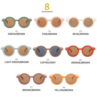 แว่นตากันแดดแฟชั่นสําหรับเด็กผู้ชายผู้หญิงป้องกันแสง Uv สไตล…