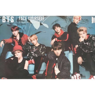 โปสเตอร์ วง ดนตรี BTS วง บีทีเอส เกาหลี รูปภาพ ติดผนัง สวยๆ poster 34.5 x 23.5 นิ้ว (88 x 60 ซม.โดยประมาณ)