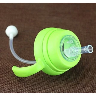สีชา พร้อมส่ง หลอดหัดดื่ม เปลี่ยนขวดนมคอกว้าง / คอแคบ พีเจ้น/เอเว้นท์คลาสสิค/นุ๊ก ให้เป็นขวดหัดดื่ม