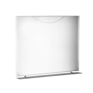 Plain Mirrors กระจกชั้นวาง MOYA VM-Z54 100X80ซม. กระจกใสไม่หลอกตา