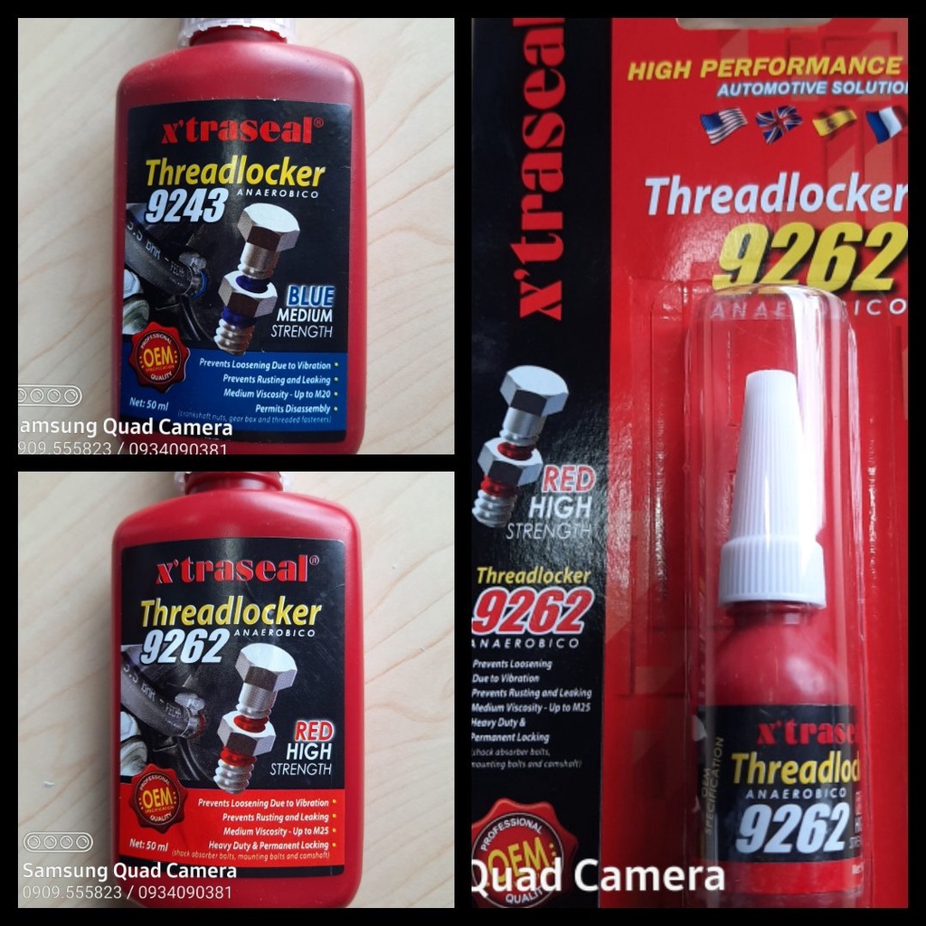 THREAD LOCKER 9262 - XTRASEAL, มาเลเซีย