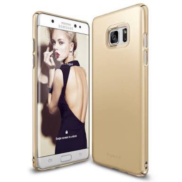 [Clearance Sales] เคส Samsung NOTE FE (Fan Edition)/ note7 ยี่ห้อ Ringke รุ่น SLIM สี Royal Gold