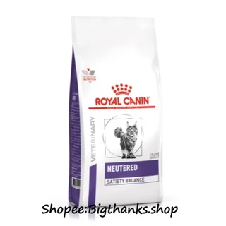 Royal Canin neutered satiety balance 1.5 kg อาหารแมว ทำหมัน ตัวผู้ และ ตัวเมีย exp 04/27