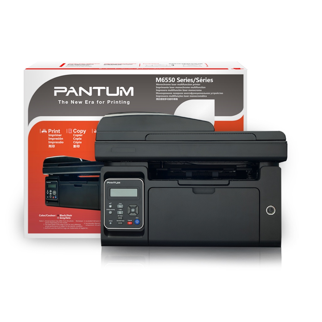 PANTUM Printer Mono Laser M6550NW เครื่องพิมพ์มัลติฟังก์ชั่น,ปริ้นเตอร์ขาว-ดำ,เครื่องพิมพ์เลเซอร์(Print/Copy/Scan/Wifi)