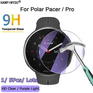 ฟิล์มกระจกนิรภัยกันรอยหน้าจอ 2.5D ป้องกันแสงสีม่วง สําหรับ Polar Pacer Pro SmartWatch