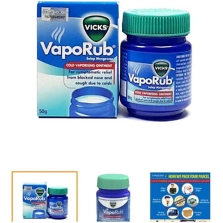 VickS vaporub วิคส์ วาโปรับ Vick พร้อมส่ง 2 ขนาด25gm/ 50gm.ล็อตใหม่ 🗨มีราคาส่งทักแชต🗨