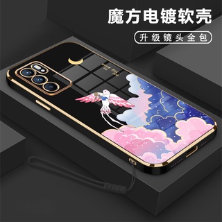 เคสโทรศัพท์มือถือ ซิลิโคน ลายการ์ตูนเด็กผู้หญิง magpie หรูหรา สําหรับ Oppo RENO 6 Oppo RENO 6Pro Oppo RENO 6Pro plus Oppo RENO 6Z Oppo FINDX3 x3pro Oppo FINDX5