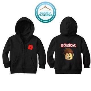 Roblox เสื้อแจ็กเก็ต มีฮู้ด สําหรับเด็ก ~AZAM17