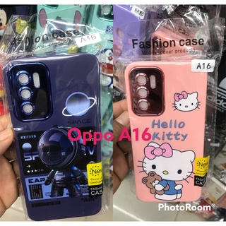 เคส❤️‍🩹กำมะหยี่ลายการ์ตูนรุ่นoppo A16