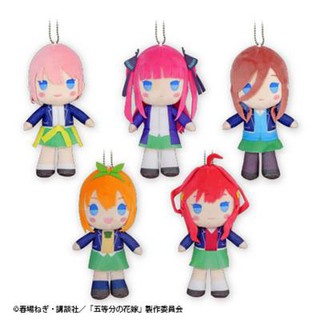 [พวงกุญแจตุ๊กตาลิขสิทธิ์แท้] Gotoubun no Hanayome ∬ - Formates Plush - Ichika Nino Miku Yotsuba Itsuki (Plus)