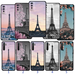 เคสโทรศัพท์ซิลิโคน TPU แบบนิ่ม ลาย BHZ57 หอไอเฟล สําหรับ VIVO Y11 Y12 Y15 Y17 Y20 Y55 Y55s Y69 Y71 Y81 Y81s Y91 Y91C Y93 Y95