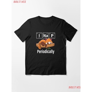 【hot sale】S017.VII การ์ตูนตลก Red Panda Essential T-Shirt  ผู้ชายและผู้หญิง ลูกสุนัข