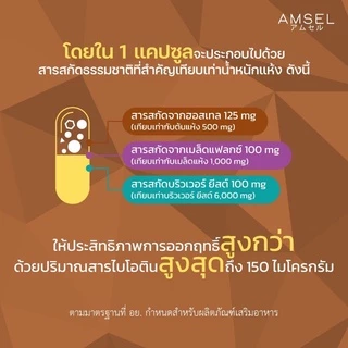 Amsel Biotin + Zinc & Horsetail Extract แอมเซล ไบโอติน ซิงค์ และสารสกัดจากหญ้าหางม้า (30 แคปซูล)