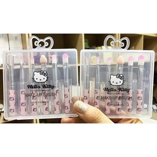 hello kitty เซตแปรงแต่งหน้า 6  ชิ้น