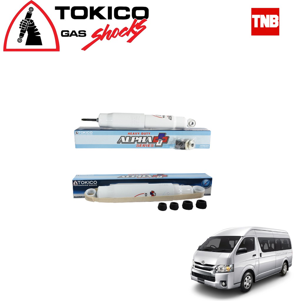 Tokico โช้คอัพ Toyota Commuter รุ่นแกนใหญ่ ALPHAPLUS / โช๊คอัพหลัง Commuter คอมมูเตอร์ รถตู้ แกนใหญ่