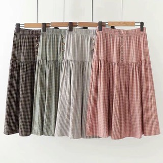 กระโปรง (freesize เอว25-32 / สะโพก 32-42 / size S ถึง size XL ใส่ได้