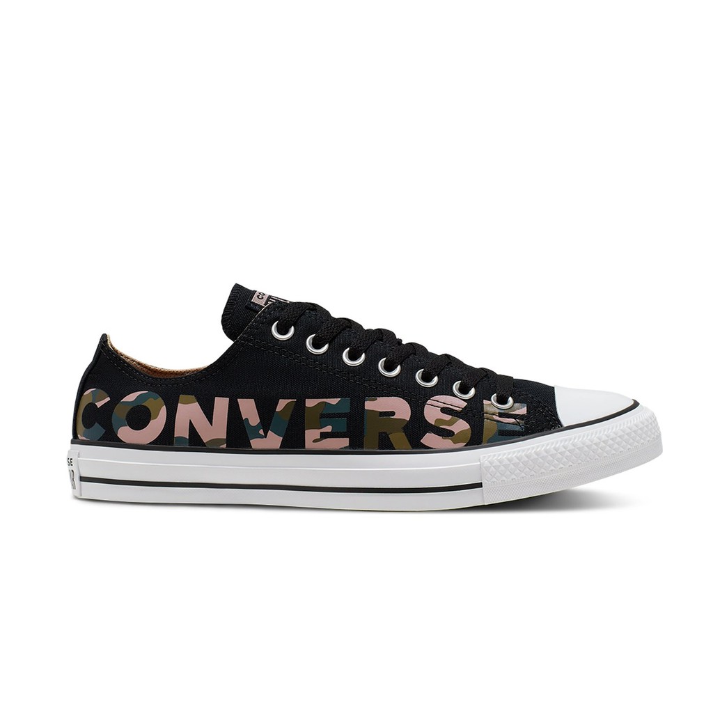 Converse All Star Wordmark Big Logo (Camo) ox รองเท้าผ้าใบ คอนเวิร์ส แท้ ไม่หุ้มข้อ