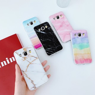 เคสโทรศัพท์แบบนุ่มลายหินอ่อนฝาหลังสำหรับ Samsung Galaxy J3 J5 J7 2015 2016 J7 Pro J7+ J7 Plus 2017 J7Prime J2 Prime Grand Prime J7 Core DORMOOCO®