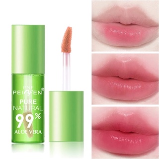 [1 Pc Pack Moisturizing Aloe Changable Color Liquid Lipstick] [Waterproof Long Lasting Natural Moisturizing Lip Oil] [Repairing Lip Fine Lines Lip Care Makeup Cosmetic]