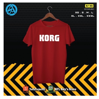 เสื้อยืด ลาย KORG คุณภาพดีที่สุด สําหรับผู้ชาย และผู้หญิง